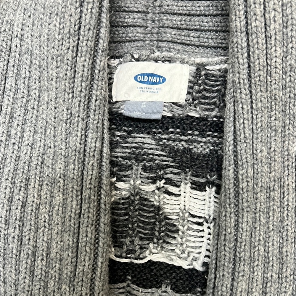 Old Navy Gray Patterned Sweater - image 2